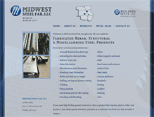 Tablet Screenshot of midweststeelfabricators.com